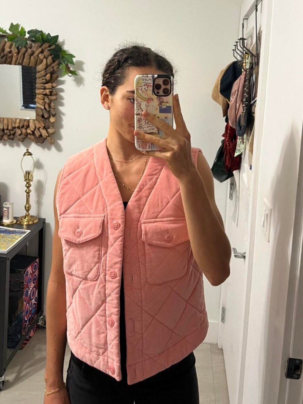& Other Stories Brand new with tags NWT pink corduroy quilted vest
